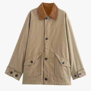 Women’s Khaki Barn Jacket NWT Size Medium